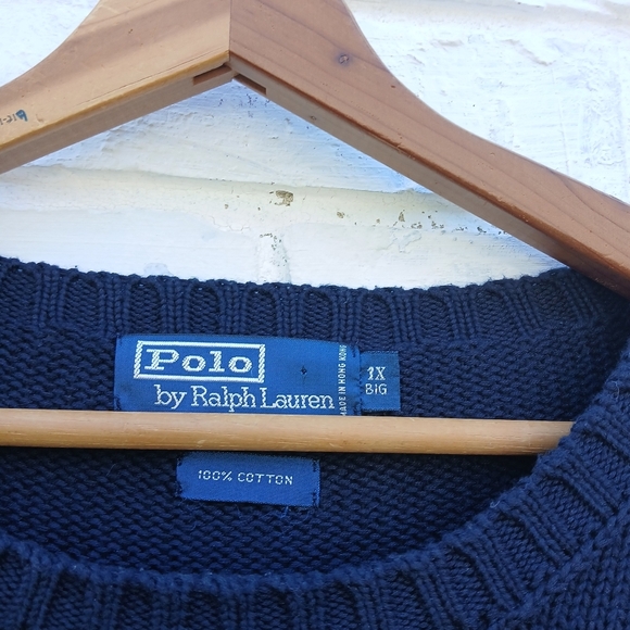 Vintage Polo Ralph Lauren Crewneck Sweater 1X - Picture 3 of 3